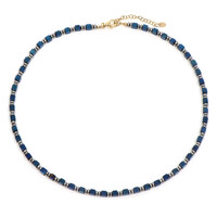 Collana in argento con Ematite Blu