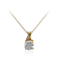 Collana in argento con Topazio Bianco