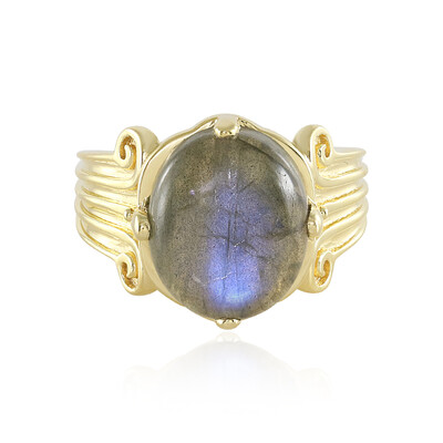 Anello in argento con Labradorite