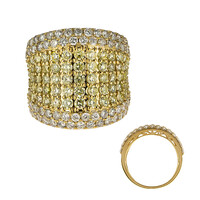 Anello in oro con Diamante Giallo SI2 (CIRARI)