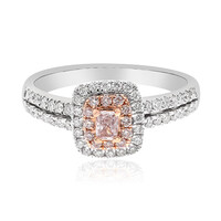 Anello in oro con Diamante Rosa I1 (CIRARI)
