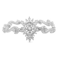 Bracciale in argento con Topazio Bianco