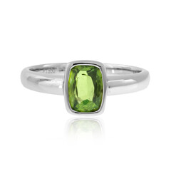 Anello in platino con Sfene