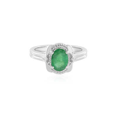 Anello in argento con Smeraldo Zambia