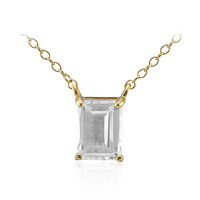 Collana in argento con Topazio Bianco