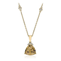 Collana in oro con Tormalina Neon del Congo (CIRARI)