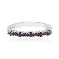 Anello in argento con Zaffiro Blu