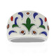 Anello in argento con Granato Mozambico (TPC)
