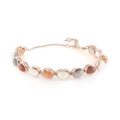 Bracciale in argento con Pietra di Luna Bianca (KM by Juwelo)
