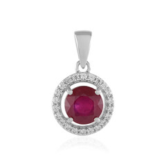Ciondolo in argento con Rubino del Madagascar