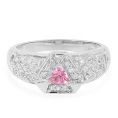 Anello in argento con Tormalina Rosa Cuprian