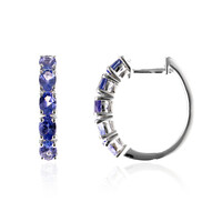 Orecchini in oro con Tanzanite AAA