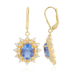 Orecchini in argento con Fluorite Cangiante