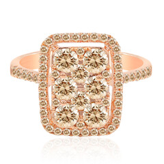 Anello in oro con Diamante Rose de France SI