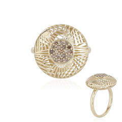 Anello in oro con Diamante Cioccolato I1 (Ornaments by de Melo)