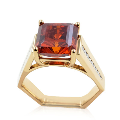 Anello in oro con Sfalerite (de Melo)