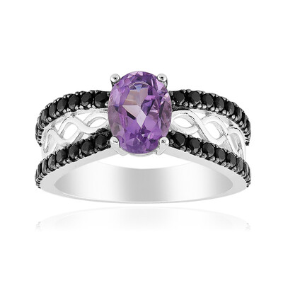 Anello in argento con Ametista