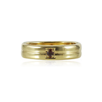 Anello in argento con Diamante Cognac I1