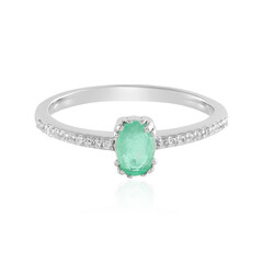 Anello in argento con Smeraldo Russo