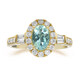Anello in oro con Tormalina Paraíba (CIRARI)