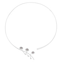 Collana in argento con Tormalina Rosa (TPC)