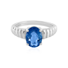 Anello in argento con Fluorite Cangiante