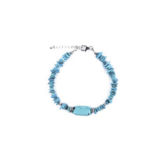 Bracciale in argento con Turchese