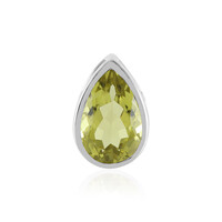 Ciondolo in argento con Quarzo Ouro Verde
