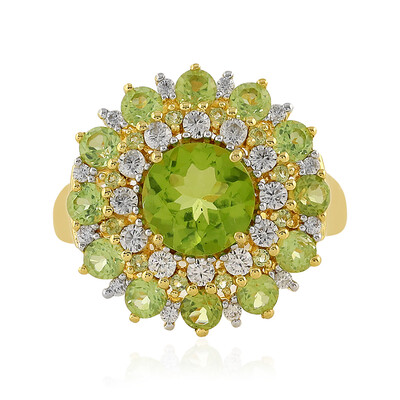 Anello in argento con Peridoto