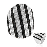 Anello in argento con Spinello Nero