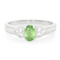 Anello in argento con Cianite Menta