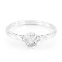 Anello in argento con Petalite