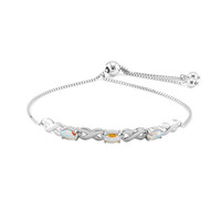 Bracciale in argento con Quarzo Moonlight