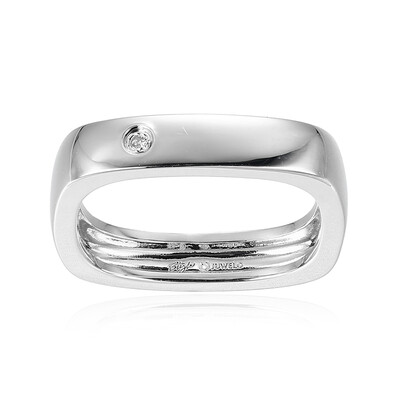Anello in ottone con Diamante I3 (I) (Juwelo Style)