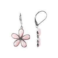 Orecchini in argento con Opale Pelle d'Angelo