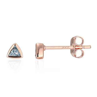 Orecchini in argento con Topazio Blu Svizzero