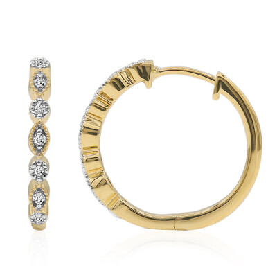 Orecchini in oro con Diamante SI1 (G) (Annette)
