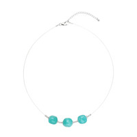 Collana in argento con Amazzonite