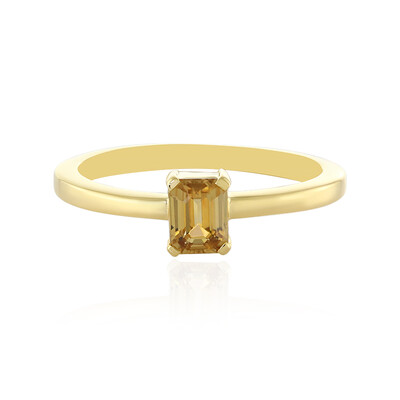 Anello in argento con Zircone Giallo