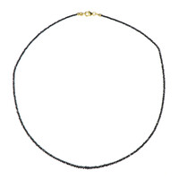 Collana in oro con Diamante Nero