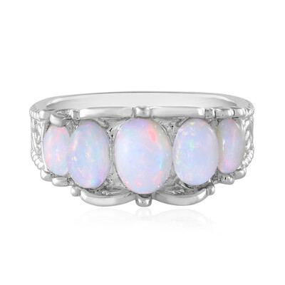 Anello in argento con Opale di Welo