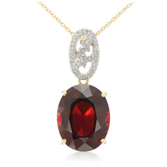 Collana in oro con Spessartina (AMAYANI)