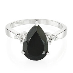 Anello in argento con Spinello Nero