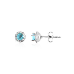 Orecchini in argento con Apatite Blu
