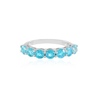 Anello in argento con Topazio Paraiba