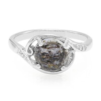 Anello in argento con Astrofillite
