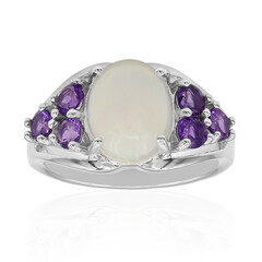 Anello in argento con Opale di Welo