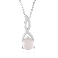 Collana in argento con Quarzo Rosa