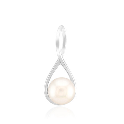 Ciondolo in argento con Perla d'Acqua Dolce Bianca (Michelle Albala)