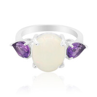 Anello in argento con Opale di Welo